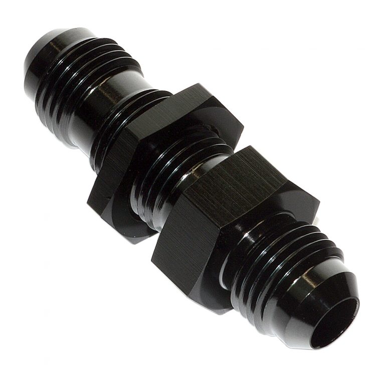 15870 – Bulkhead Fitting, AN-6 Male To AN-6 Male, Straight, Black ...